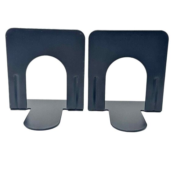 Bookends Black Metal Book End Set - Picture 2 of 5